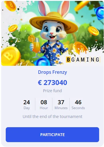 Drops and Frenzy BGaming tournament at Glory Casino Bangladesh
